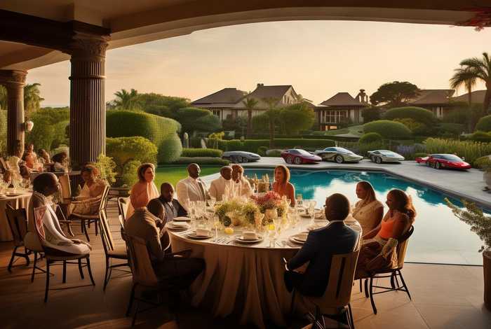 非洲有钱人的生活图片、非洲有钱人的生活图片真实