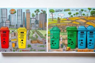 城乡生活垃圾分类手抄报 - 城乡生活垃圾分类管理手抄报