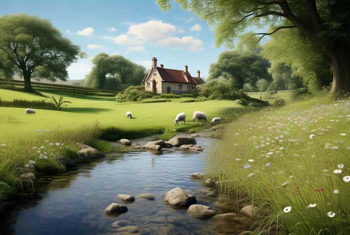 关于田园生活的诗句英语 关于田园生活的诗句英语版