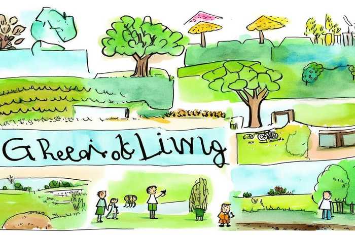 绿色生活手抄报简笔画（绿色生活手抄报简笔画内容）