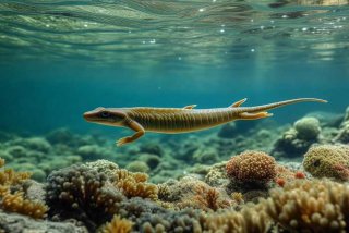 东方蝾螈能一直生活在水里吗、东方蝾螈能一直在深水里吗