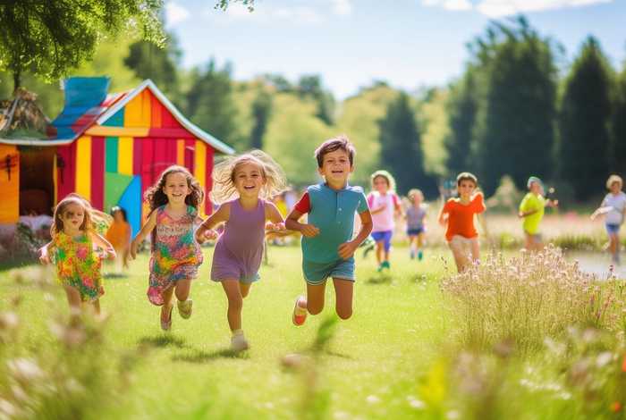 儿童画假期有趣的事、画一画假期中有趣的事情