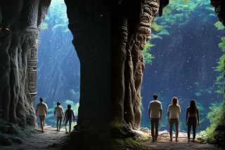 两男一女两洞前后；两男一女和两女一男这个字怎么读