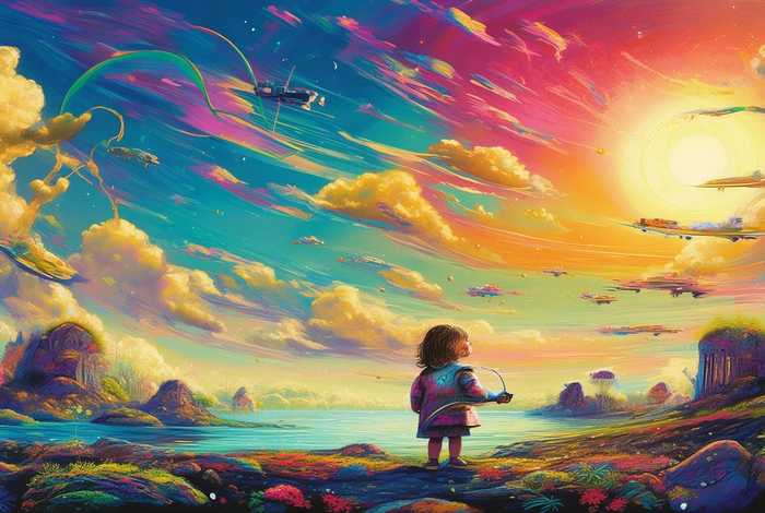 假如我生活在童年的世界里，假如我生活在2121年