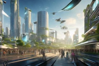 关于未来生活的画 - 关于未来生活的画画作品