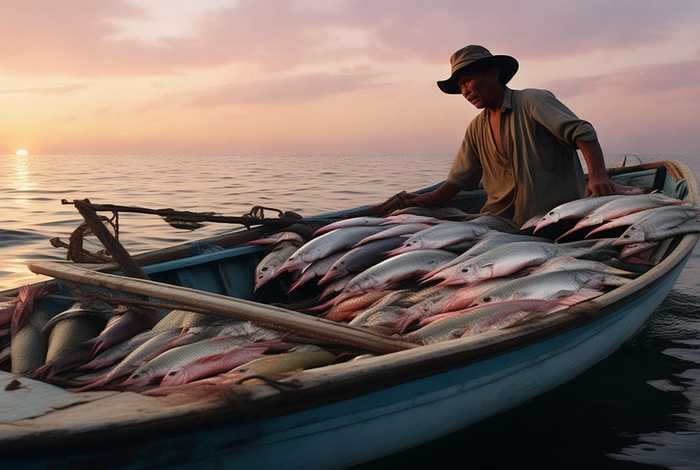 打渔生活描写；打渔生活描写的句子