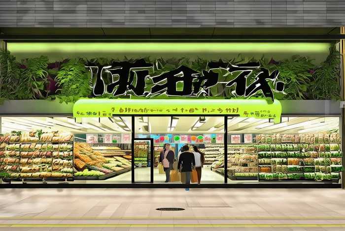 惠购生活超市门头图 惠购鲜生活超市加盟