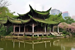 成都潮音公园，成都潮音公园以前什么建筑