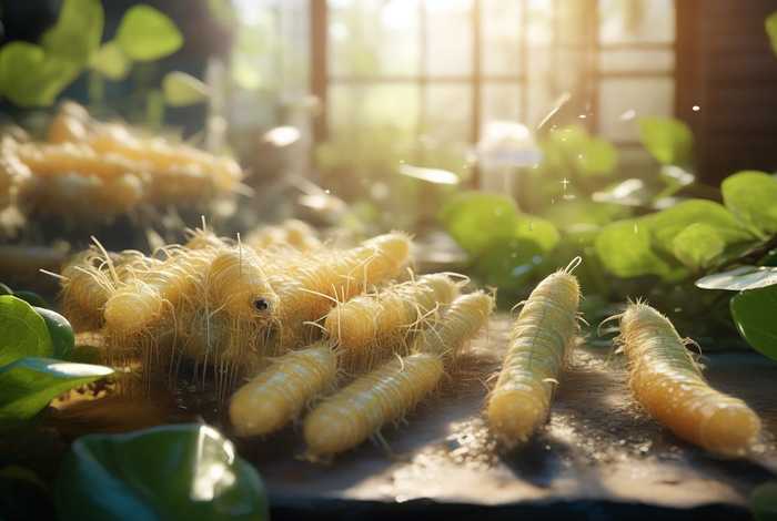 蚕的日常生活 - 蚕的日常生活图片