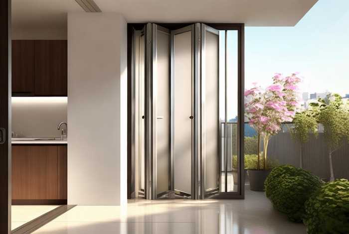厨房生活阳台隔断折叠门（厨房生活阳台隔断折叠门好吗）
