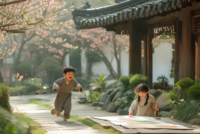 儿童生活的古诗 - 描写儿童生活的古句