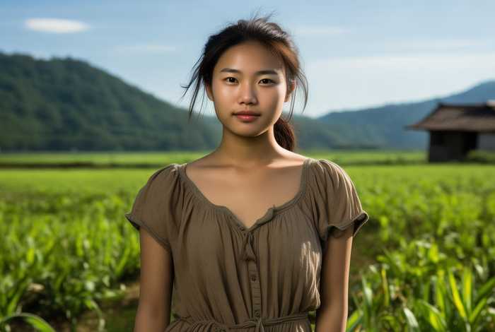 李思思农村生活照；李思思农村生活照片高清