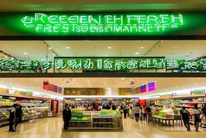 绿天地生鲜超市生活馆福山店、绿天地生鲜超市七点十分开门