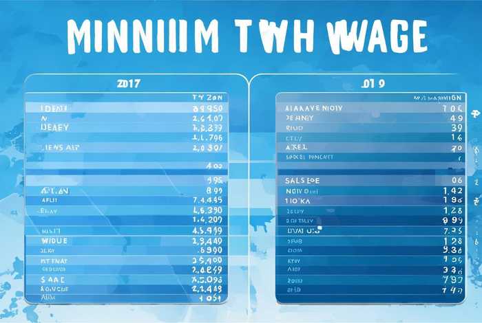 2017最低工资标准表，2019最低工资标准表