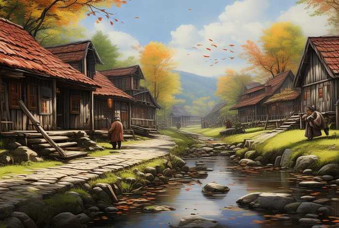 村庄生活的视频 村庄生活的视频素材