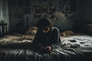 对生活绝望的图片 伤心（对生活绝望的句子说说心情图片）