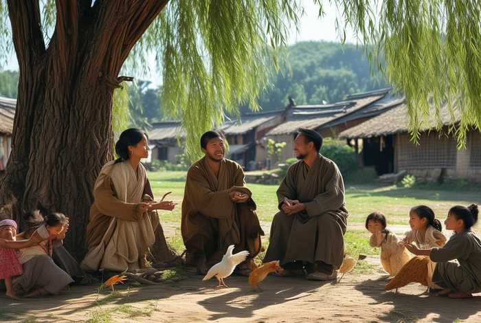 古代农家的家长里短（古代农村的家长里短）