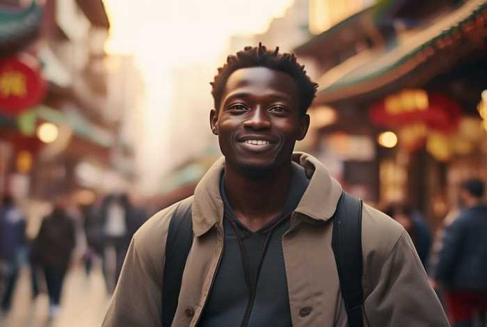 黑人在中国的生活照 - 黑人在中国的生活照片真实