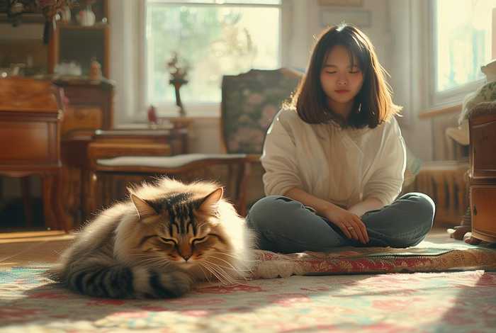 娟娟的日常生活；娟娟日常生活大猫