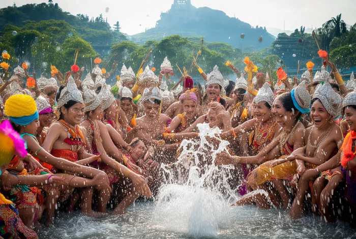 傣族泼水节习俗、傣族泼水节民俗