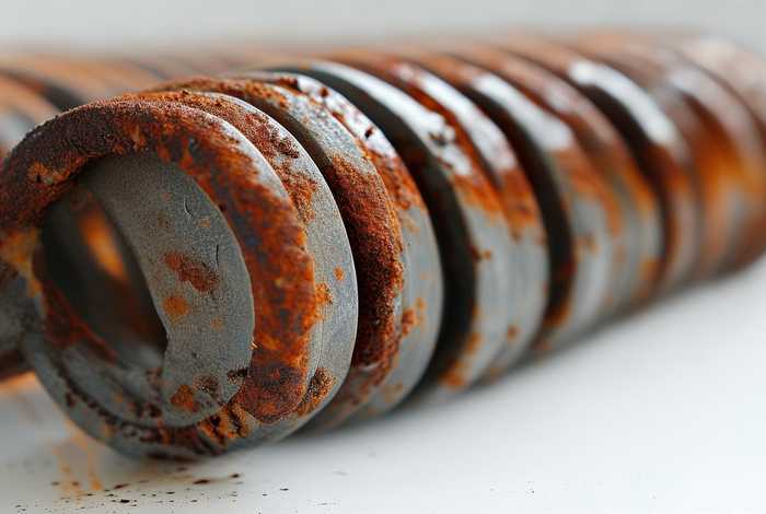 弹簧生锈（弹簧生锈了怎么除锈）