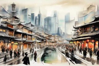 国画都市生活题材（国画都市生活题材是什么）