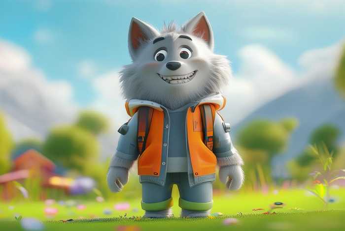 灰太狼的幸福生活中小米服饰穿搭；小度灰太狼的幸福生活