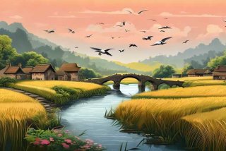 关于田园生活的古诗四句话 - 关于田园生活的古诗四句话是什么