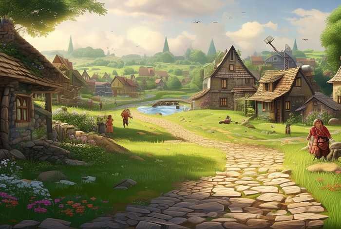 村庄生活的游戏，村庄生活的游戏叫什么