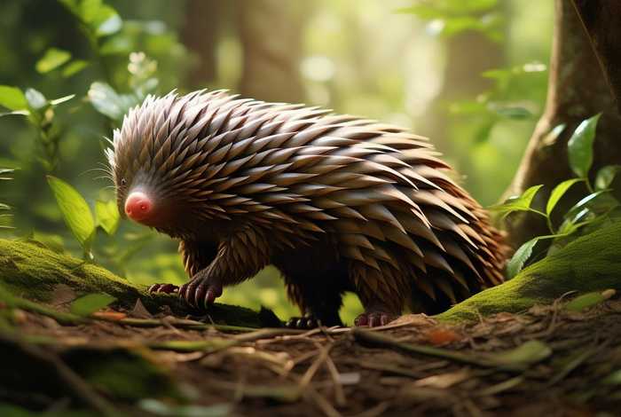 穿山甲的洞型及生活习性 - 穿山甲挖洞的样子