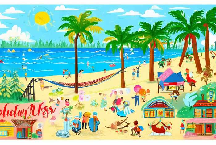 假期生活手抄报图片；假期生活手抄报图片大全