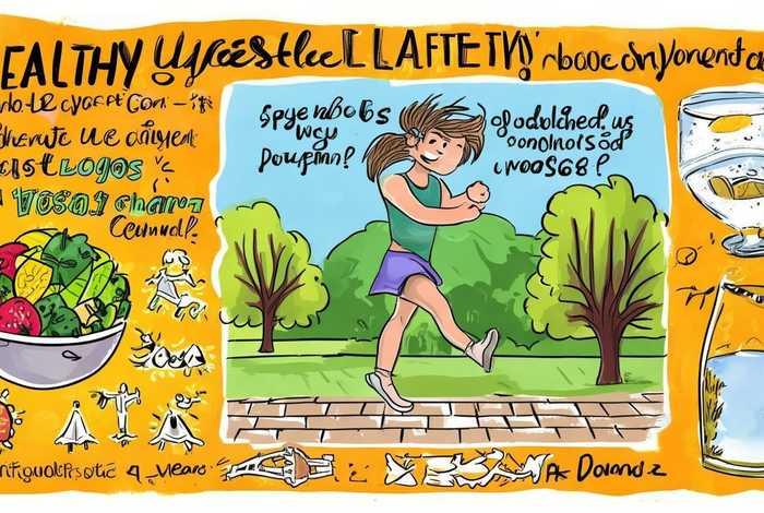 健康生活小报图片 健康小生活手抄报