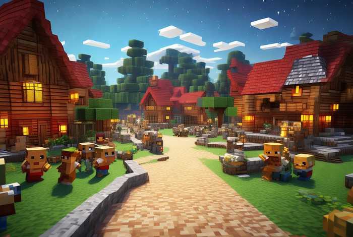 村庄生活我的世界；我的世界村庄生活视频