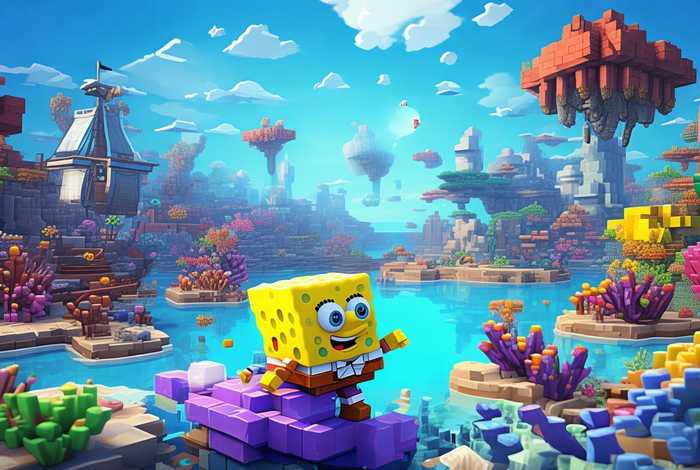 海绵宝宝海底生存我的世界、我的世界海绵宝宝海底生存下载 海绵宝宝海底生存我的世界、我的世界海绵宝宝海底生存下载