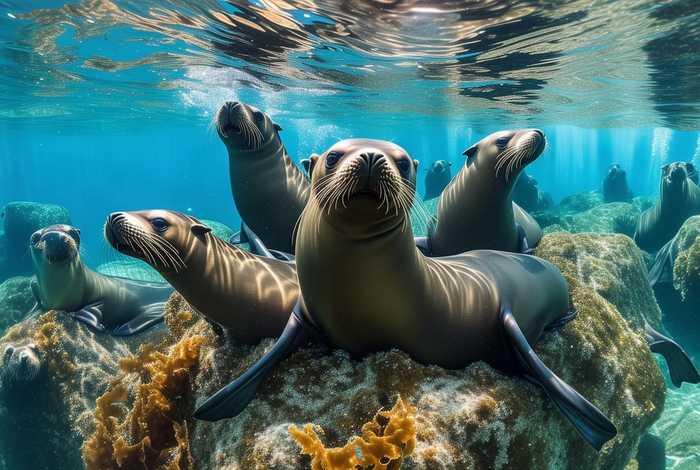 海狮生活在哪里图片，海狮生活在哪里图片视频