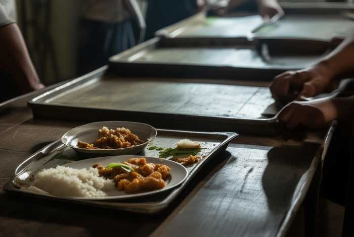 监狱的伙食一日三餐（监狱的伙食一日三餐图片）