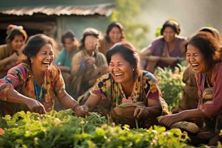 地主婆的快乐生活、地主婆们快乐的生活