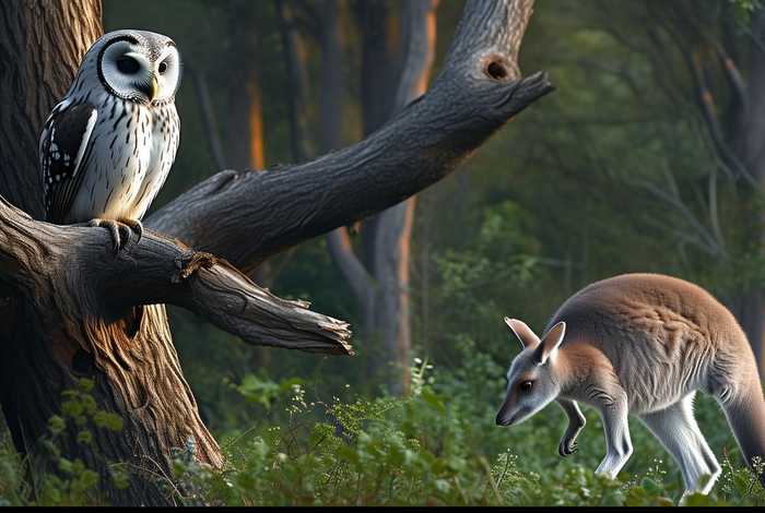 猫头鹰和袋鼠的生活习惯；猫头鹰和袋鼠有怎样的生活方式