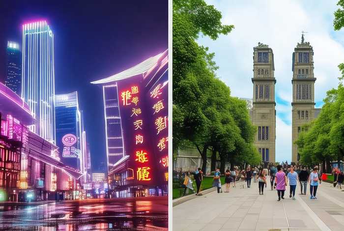 留学生国外生活与国内对比，留学生国外生活与国内对比图