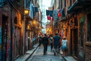 城中村生活照片、城中村生活照片真实