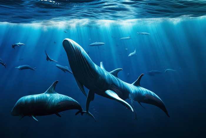 鲸鱼的生活在水下多少米（鲸鱼的生活在水下多少米之间）