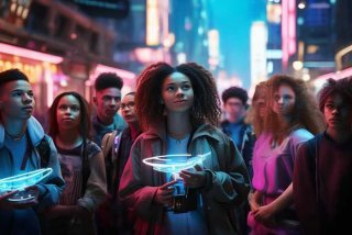 关于未来生活的画4k，关于未来生活的画 初中生