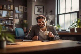 办公室喝咖啡图片生活照 - 办公室喝咖啡图片生活照真实