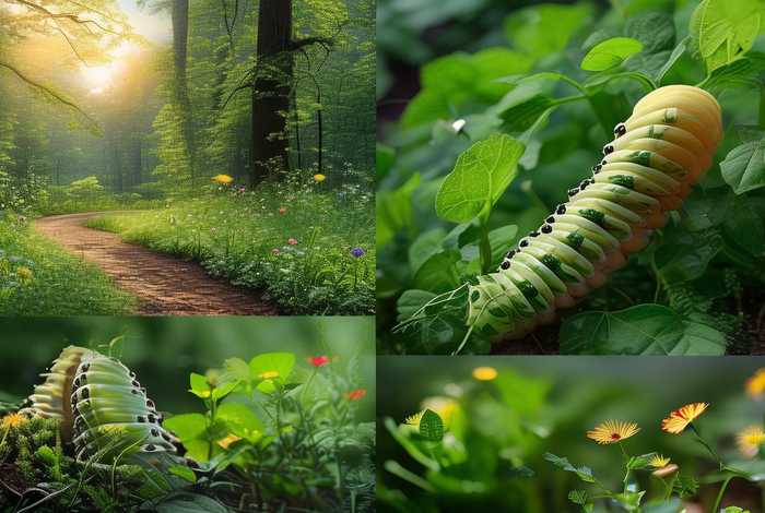 毛毛虫的生活习性绘画 毛毛虫的生活环境是什么样的 毛毛虫的生活习性绘画 毛毛虫的生活环境是什么样的