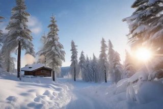 北海道的雪、东京的樱花,北海道的雪