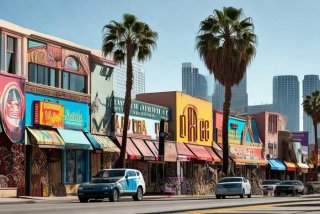 洛杉矶的街道；洛杉矶的街道地址大全