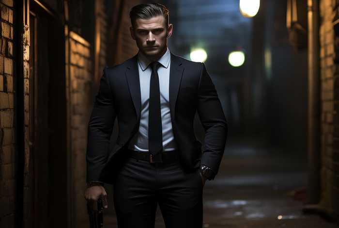 保镖生活照 保镖的照片