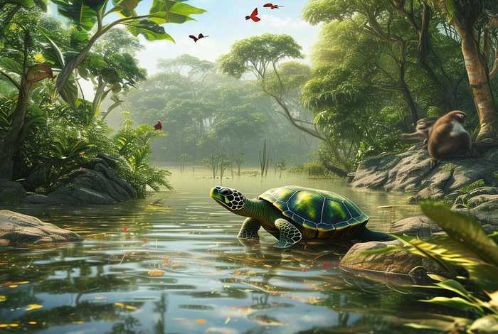 巴西龟的生活环境本应该是大自然；巴西龟的生活环境是怎样的？
