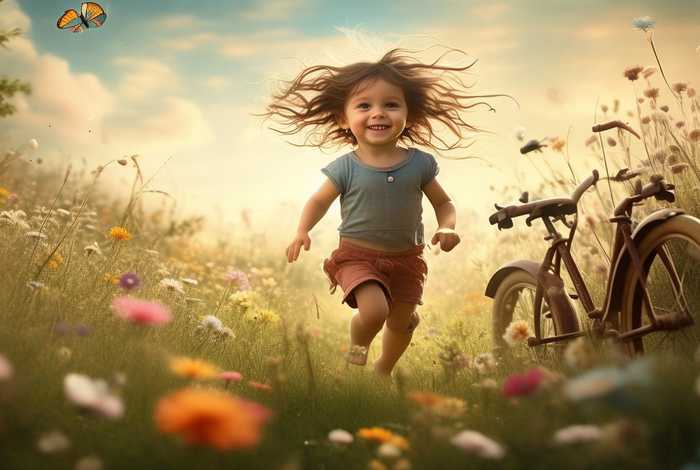 关于童年生活的诗自编；自编一首关于童年的诗