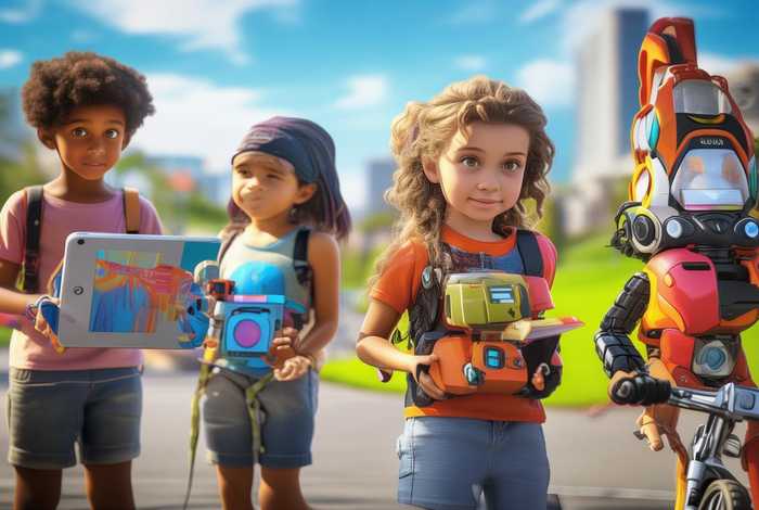 科技改变生活图片小学生版；科技改变生活小报图片